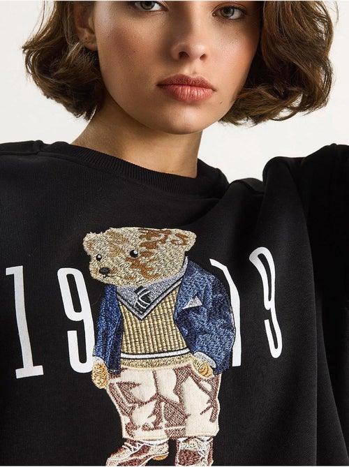 Sweat-shirt ras du cou imprimé coupe décontractée lucci - Kiabi Sweat-shirt ras du cou imprimé coupe décontractée lucci - Kiabi