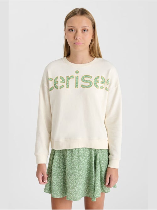 Sweat-shirt ratagi 'le temps des cerises' - Kiabi Sweat-shirt ratagi 'le temps des cerises' - Kiabi