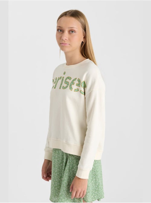 Sweat-shirt ratagi 'le temps des cerises' - Kiabi Sweat-shirt ratagi 'le temps des cerises' - Kiabi
