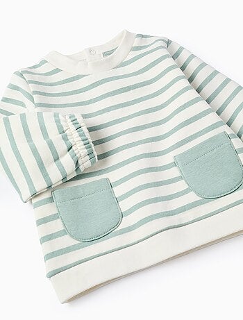 Sweat-Shirt Rayé + Pantalon