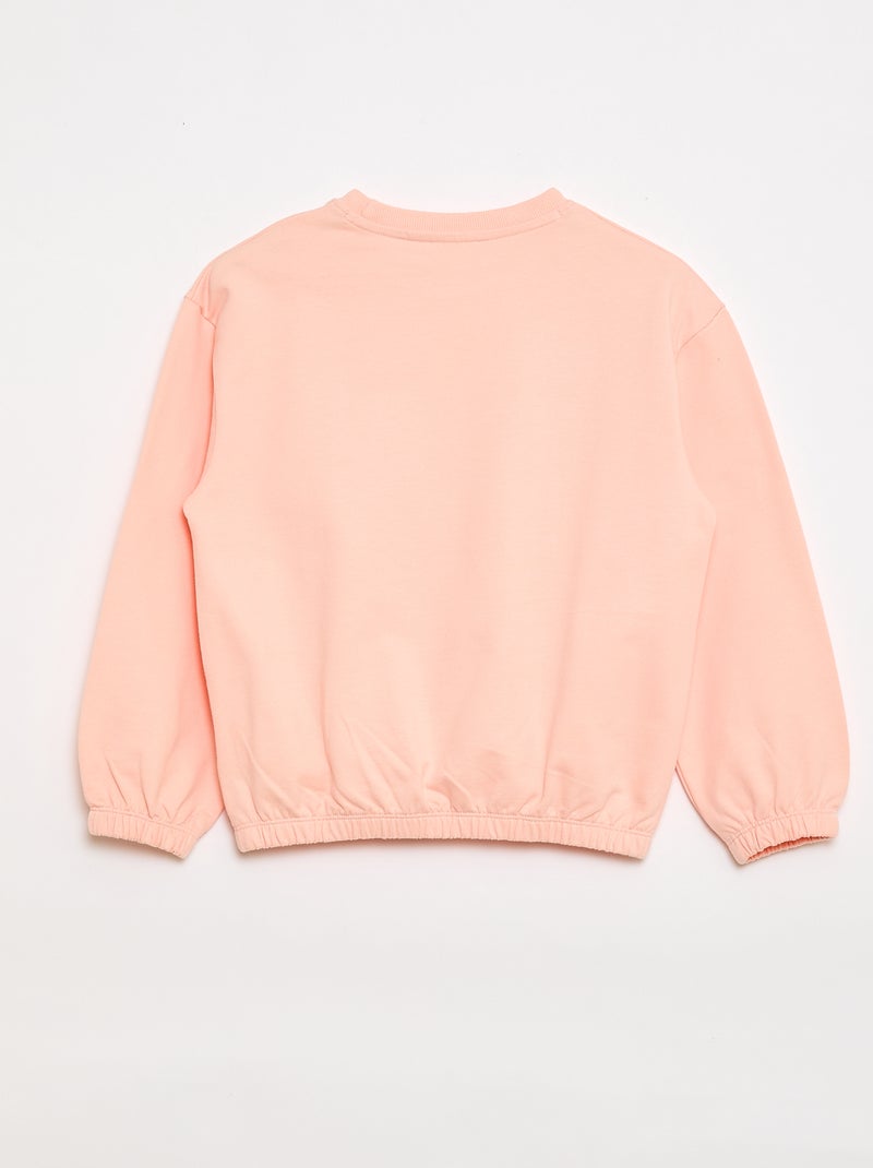 Sweat-shirt 'Snoopy' à manches longues Orange - Kiabi