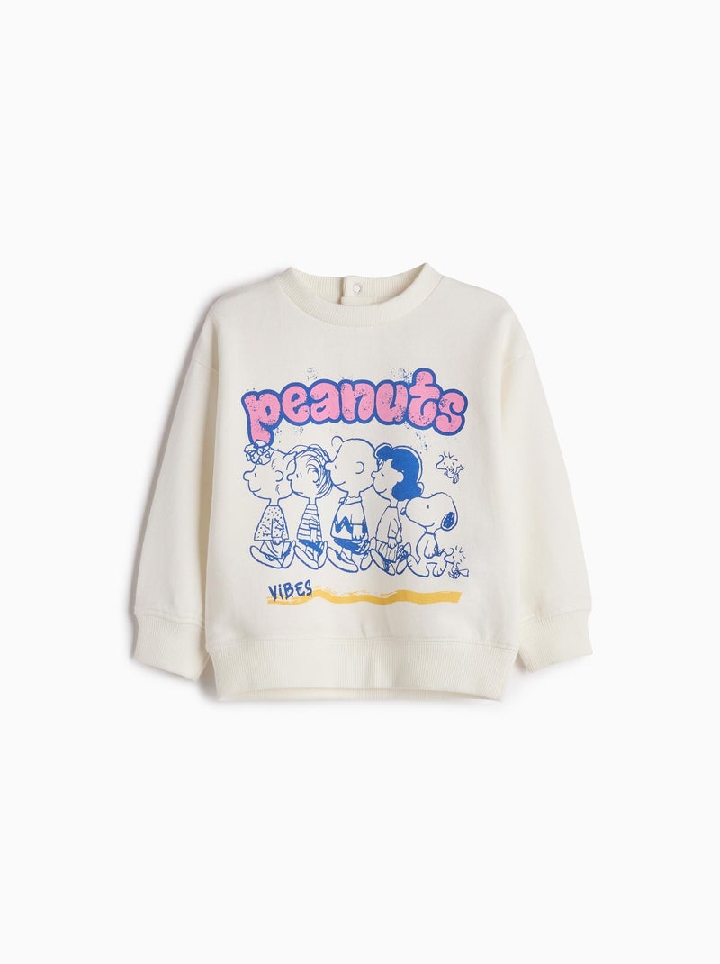 Sweat-shirt, Snoopy MO Fashion Blanc - Kiabi