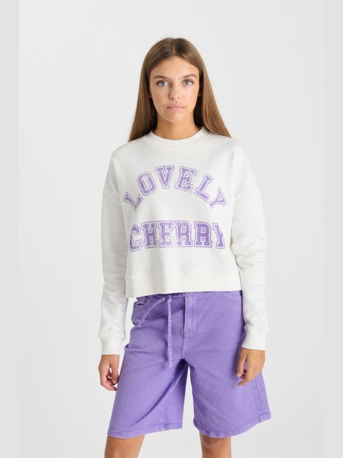 Sweat-Shirt STEPHAGI 'Le Temps Des Cerises' - Kiabi