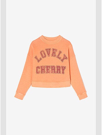 Sweat-shirt stephagi 'le temps des cerises'