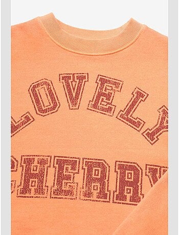 Sweat-shirt stephagi 'le temps des cerises'