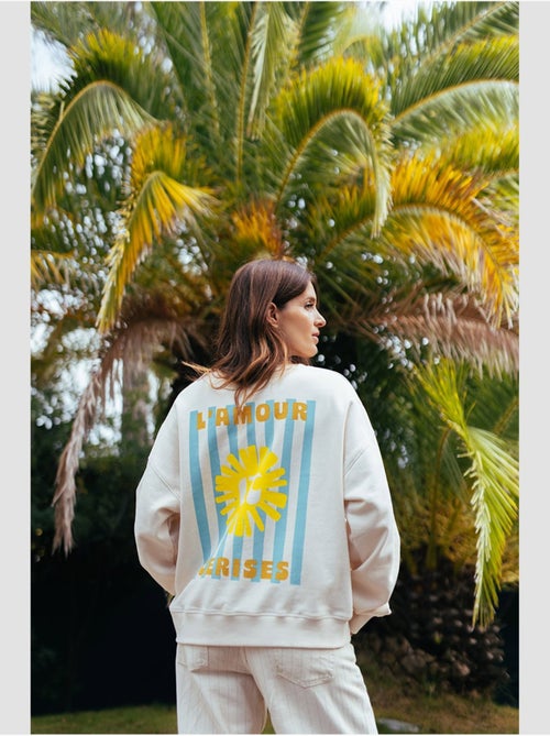 Sweat-Shirt SUNA 'Le Temps Des Cerises' - Kiabi Sweat-Shirt SUNA 'Le Temps Des Cerises' - Kiabi