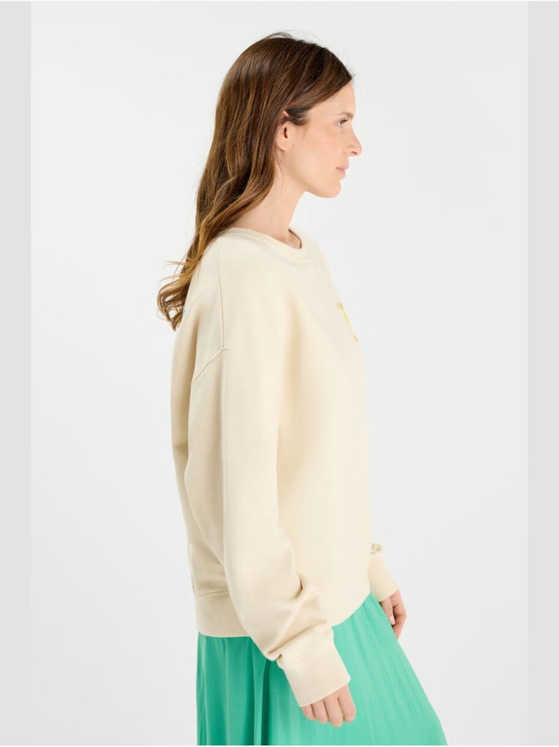 Sweat-Shirt SUNA 'Le Temps Des Cerises' Beige - Kiabi