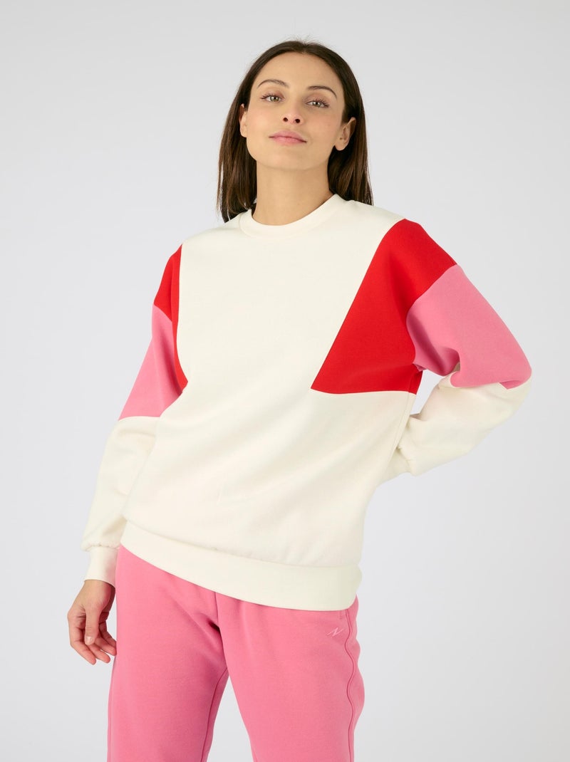 Sweat-shirt Thermolactyl - Damart Blanc Ecru Blanc - Kiabi