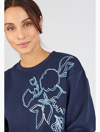 Sweat-shirt Thermolactyl en molleton - Damart