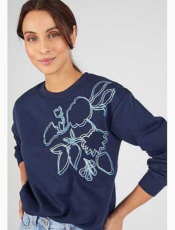 Sweat-shirt Thermolactyl en molleton - Damart