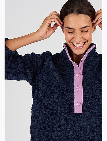 Sweat-shirt Thermolactyl maille moutonnée polaire - Happy D. by Damart