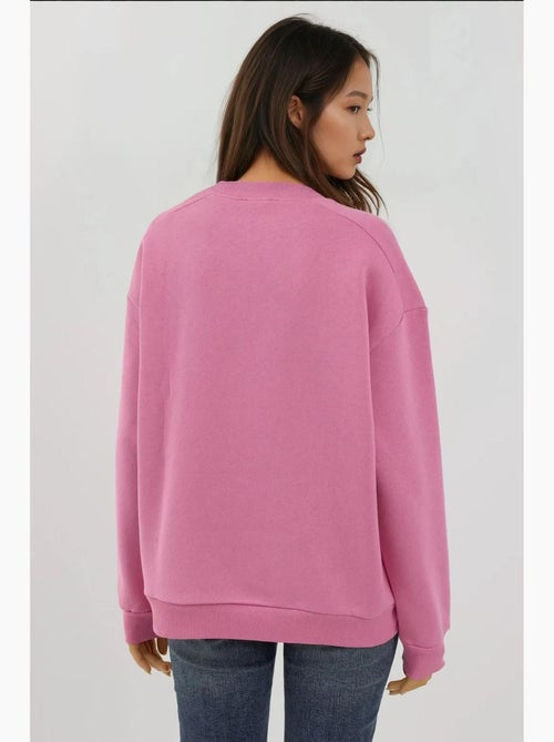 Sweat-shirt tricoté texturé à col ras du cou avec fermeture éclair hiccup - Kiabi Sweat-shirt tricoté texturé à col ras du cou avec fermeture éclair hiccup - Kiabi