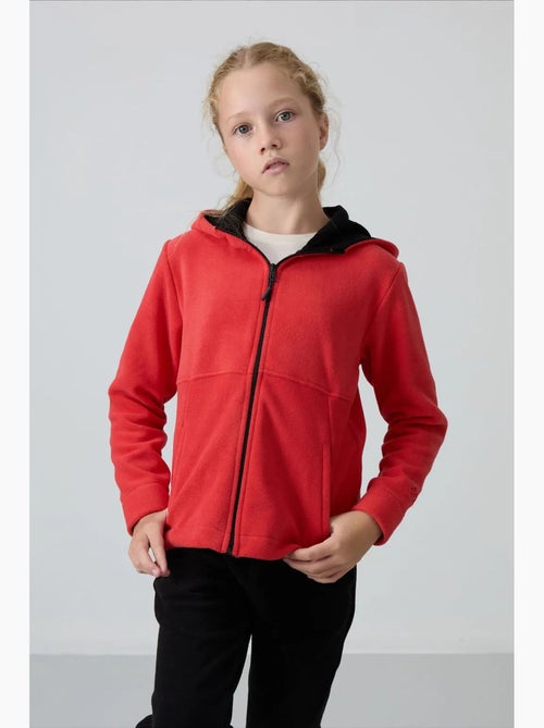 Sweat-shirt unisexe jeunesse à capuche zippé tommy - Kiabi
