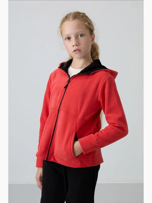 Sweat-shirt unisexe jeunesse à capuche zippé tommy - Kiabi