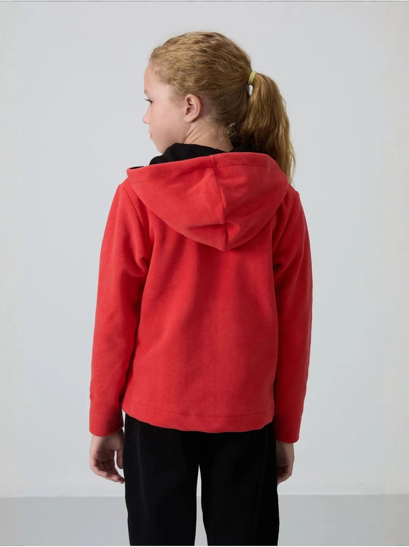 Sweat-shirt unisexe jeunesse à capuche zippé tommy Rouge - Kiabi