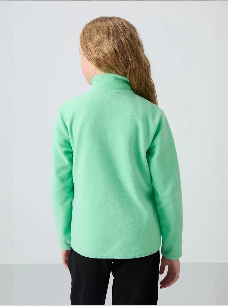 Sweat-shirt unisexe jeunesse à fermeture éclair tommy Vert menthe - Kiabi