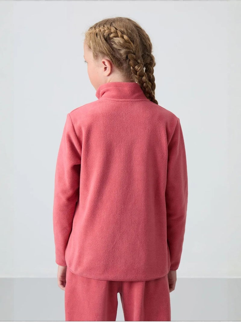 Sweat-shirt unisexe jeunesse à fermeture éclair tommy Vieux rose - Kiabi