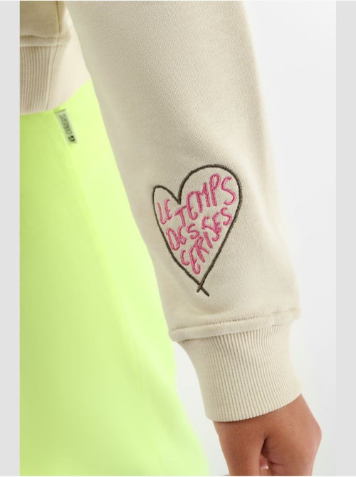 Sweat-shirt upagi 'le temps des cerises' - Kiabi Sweat-shirt upagi 'le temps des cerises' - Kiabi