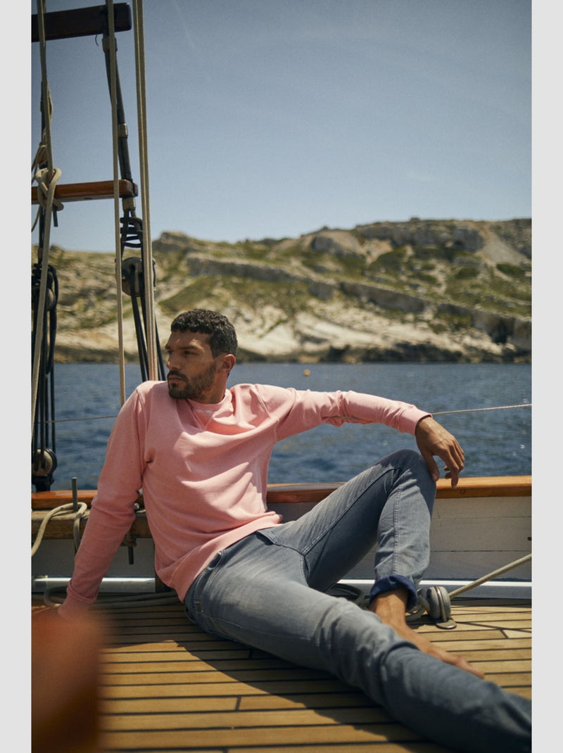 Sweat-Shirt VAREL 'Le Temps Des Cerises' Orange - Kiabi