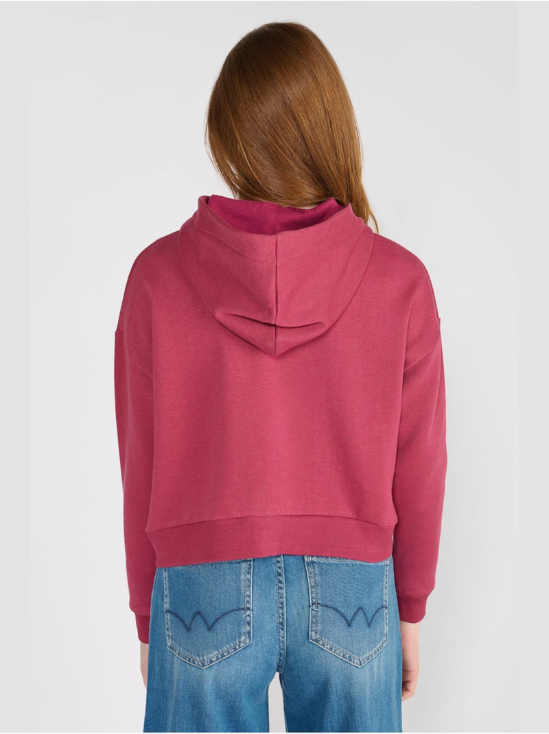 Sweat-shirt volvagi 'le temps des cerises' Rose - Kiabi