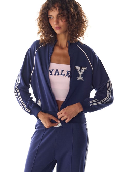 Sweat-shirt yale à détail rayé penti - Kiabi Sweat-shirt yale à détail rayé penti - Kiabi