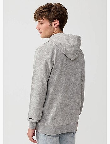 Sweat shirt zippé à capuche, kangourou - AFIBEL