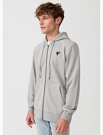 Sweat shirt zippé à capuche, kangourou - AFIBEL