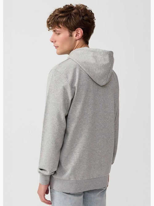 Sweat shirt zippé à capuche, kangourou - AFIBEL - Kiabi
