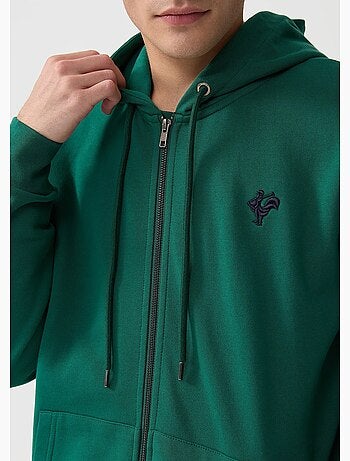 Sweat shirt zippé à capuche, kangourou - AFIBEL