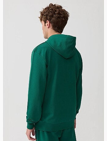 Sweat shirt zippé à capuche, kangourou