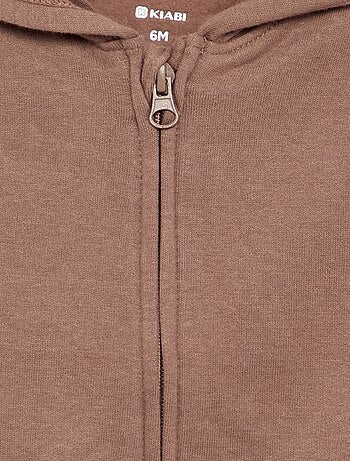 Sweat-shirt zippé à capuche