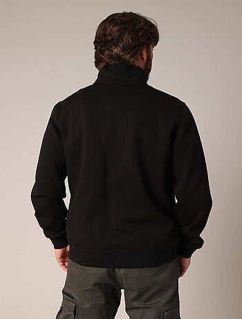 Sweat-shirt zippé à col montant 'Deeluxe'