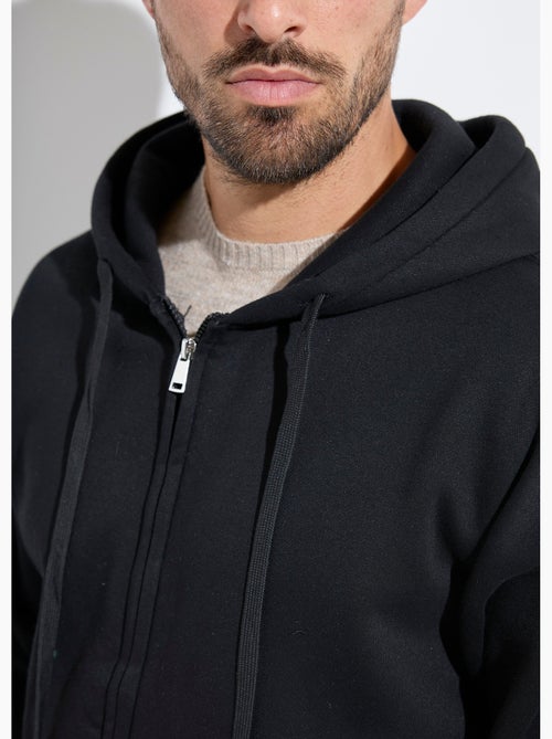 Sweat shirt zippé avec poche kangourou - AFIBEL - Kiabi