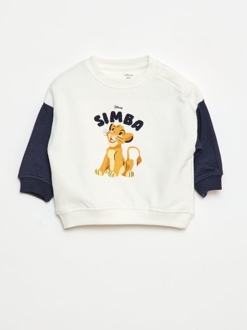 Sweat 'Simba' 'Disney' à col rond - Kiabi