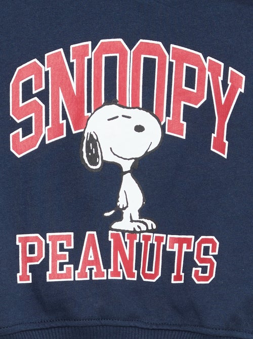 Sweat 'Snoopy' à col rond - Kiabi