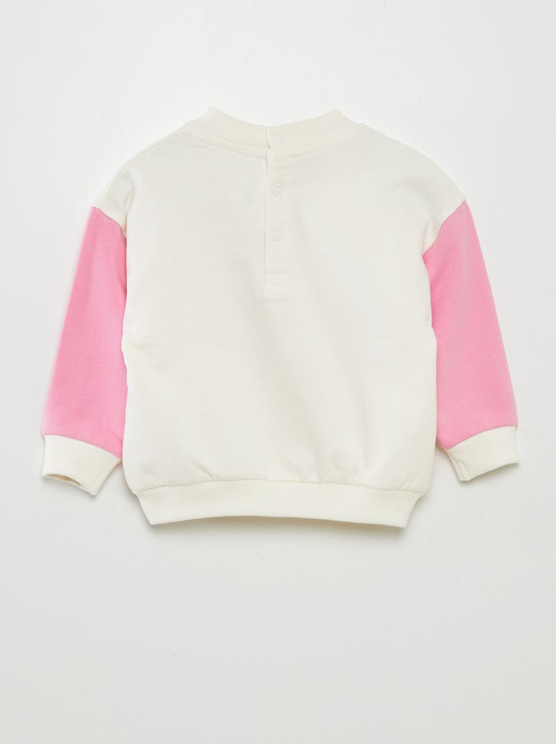 Sweat 'Snoopy' en molleton gratté Blanc - Kiabi