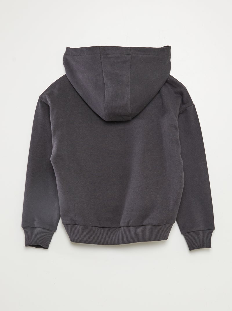 Sweat 'Sonic' 'SEGA' à capuche Noir - Kiabi