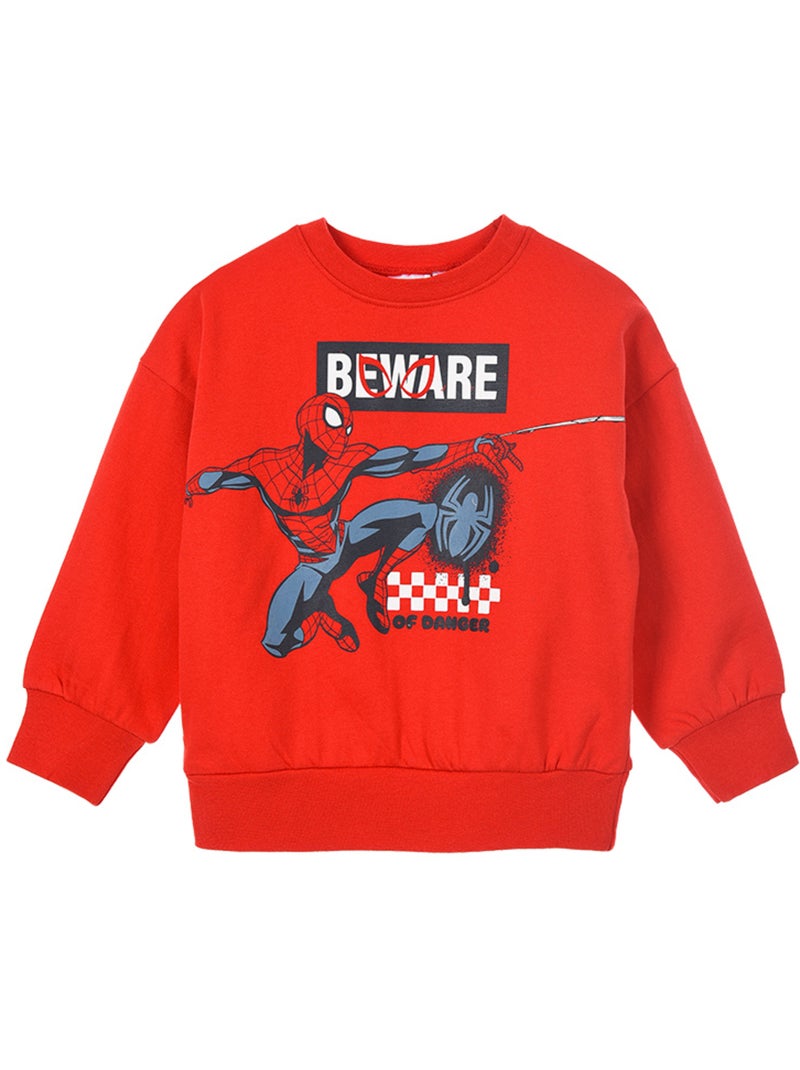 Sweat Spider-Man  | Licence Officielle Rouge - Kiabi