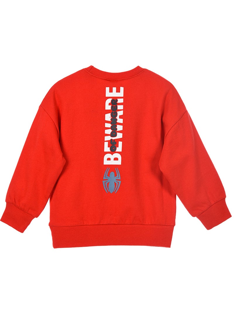 Sweat Spider-Man  | Licence Officielle Rouge - Kiabi
