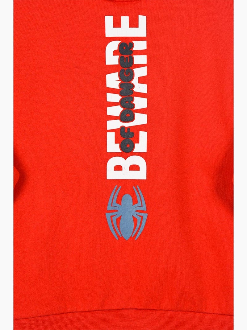 Sweat Spider-Man  | Licence Officielle Rouge - Kiabi