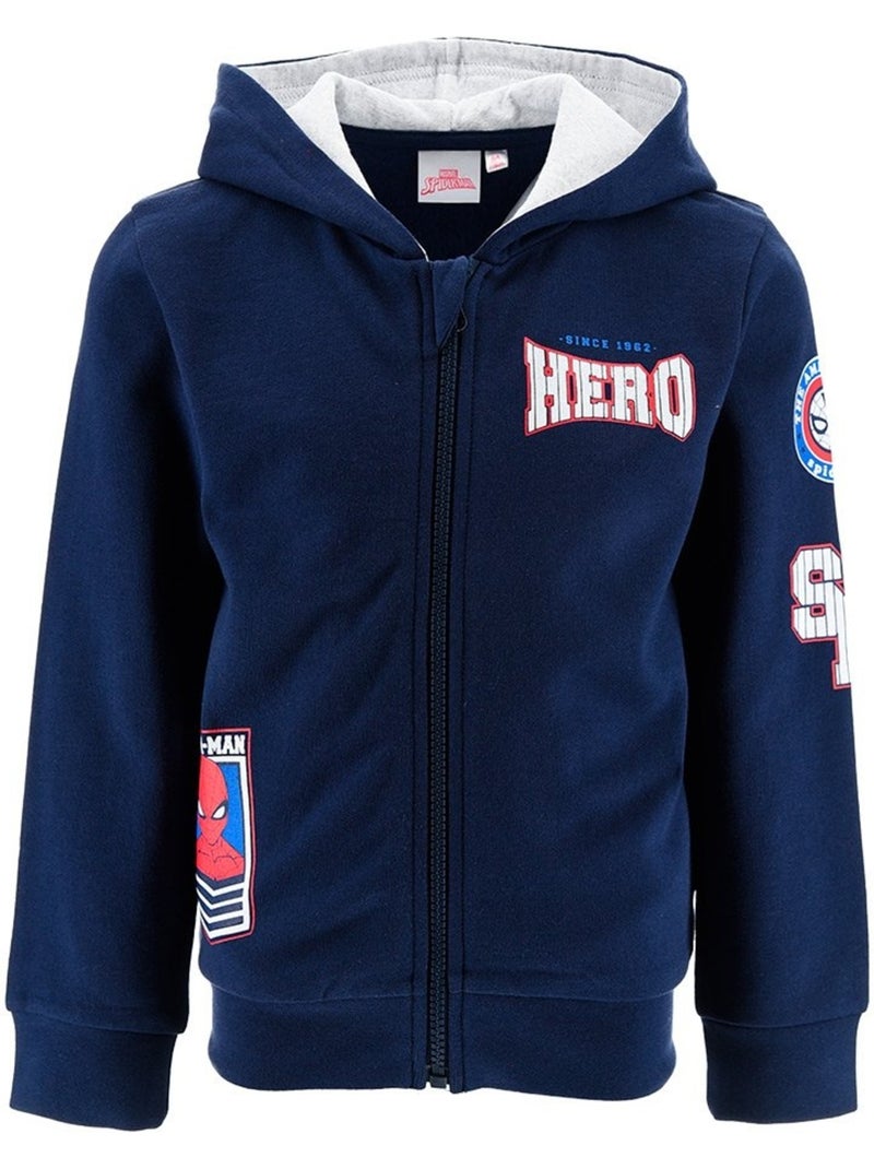 Sweat spiderman| licence officielle Bleu - Kiabi
