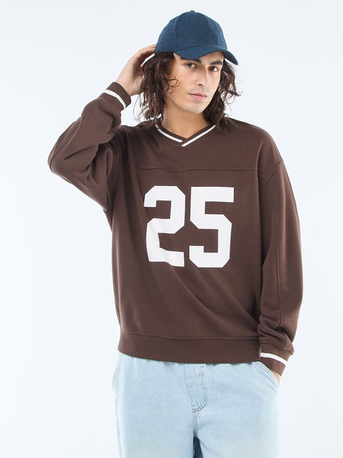 Sweat sportswear en french terry - Kiabi