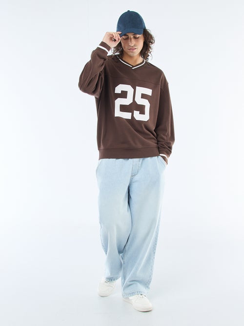 Sweat sportswear en french terry - Kiabi