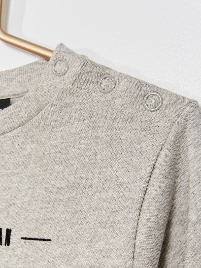 Sweat 'Star Wars' facile à enfiler Gris - Kiabi