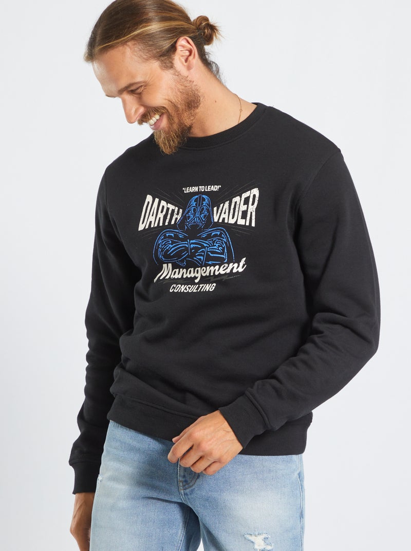 Sweat 'Star Wars' Noir - Kiabi