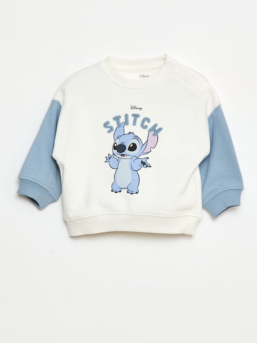 Sweat 'Stitch' 'Disney' à col rond - Kiabi