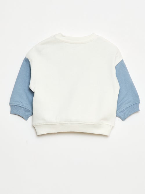 Sweat 'Stitch' 'Disney' à col rond - Kiabi