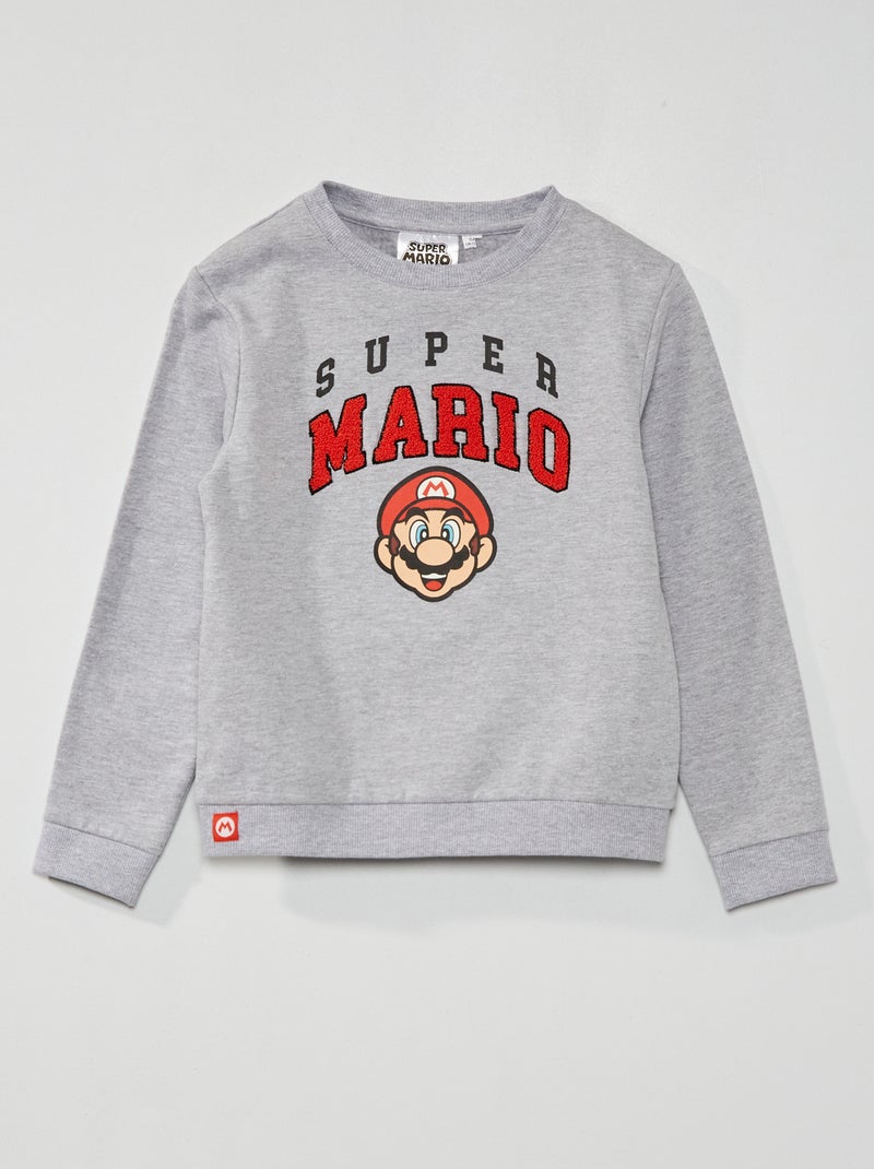 Sweat 'Super Mario' Gris - Kiabi