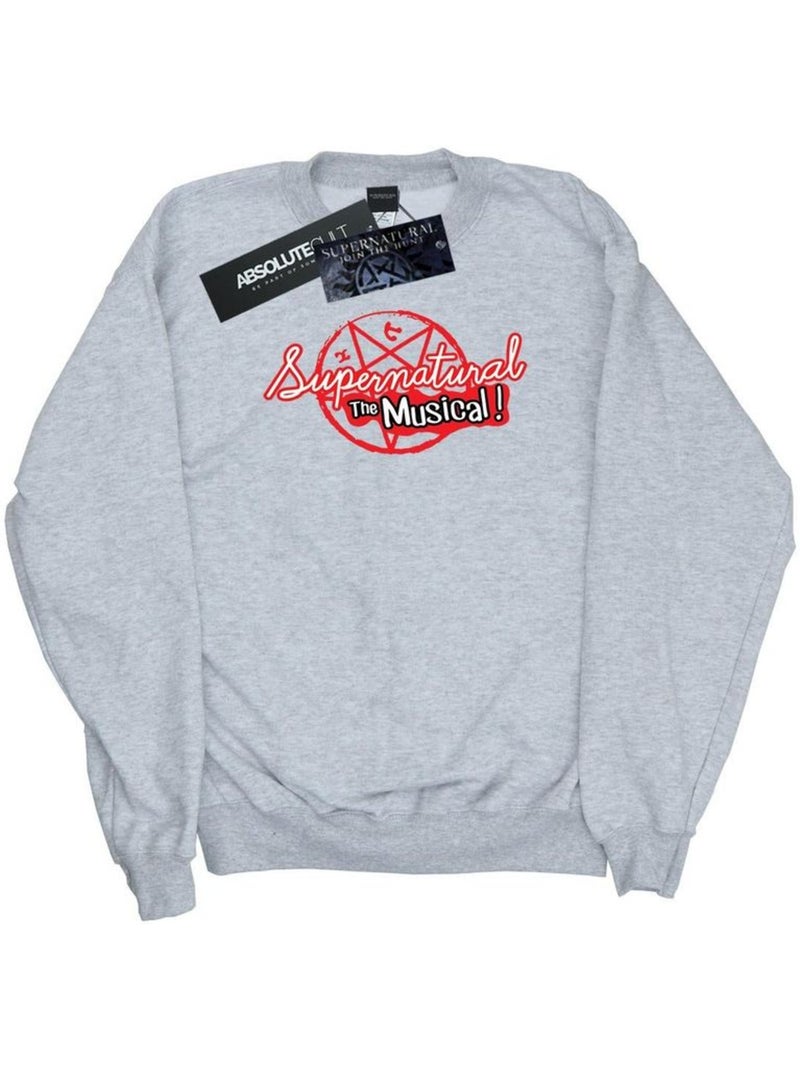 Sweat the musical - surnaturel Gris chiné - Kiabi