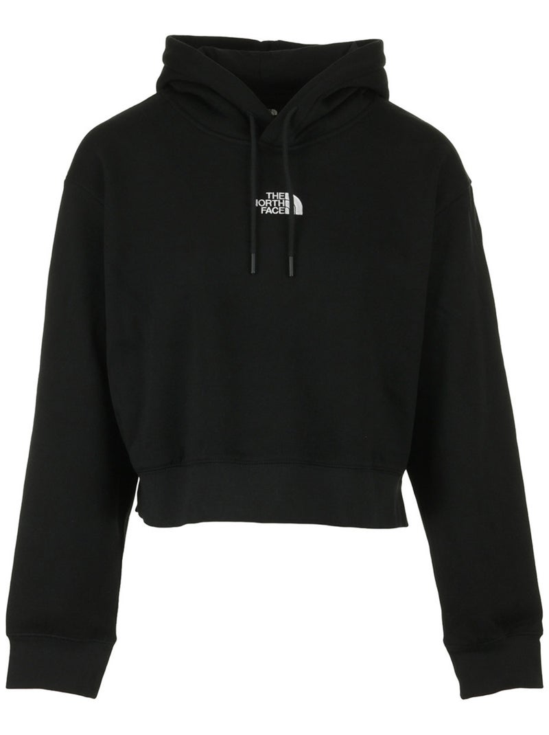 Sweat The North Face W Essential Crop Hoodie Noir - Kiabi